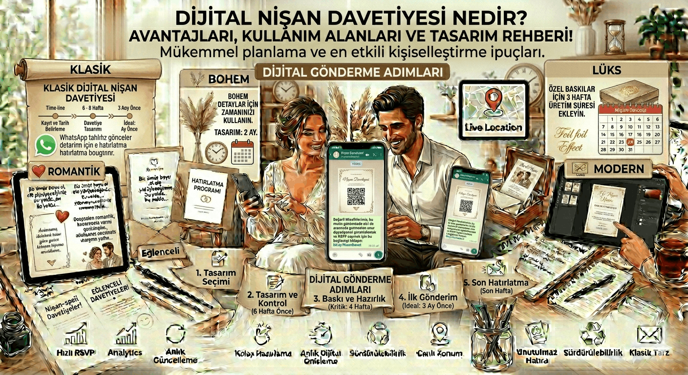 Dijital Nişan Davetiyesi Nedir? Avantajları