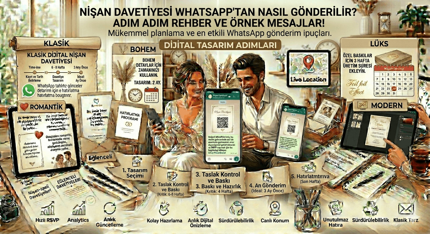 Nişan Davetiyesi WhatsApp’tan Nasıl Gönderilir?